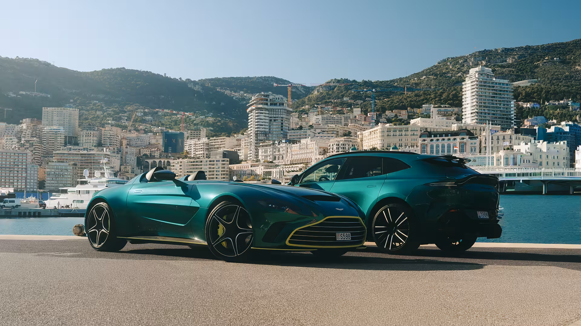 Aston Martin fleet in Monaco